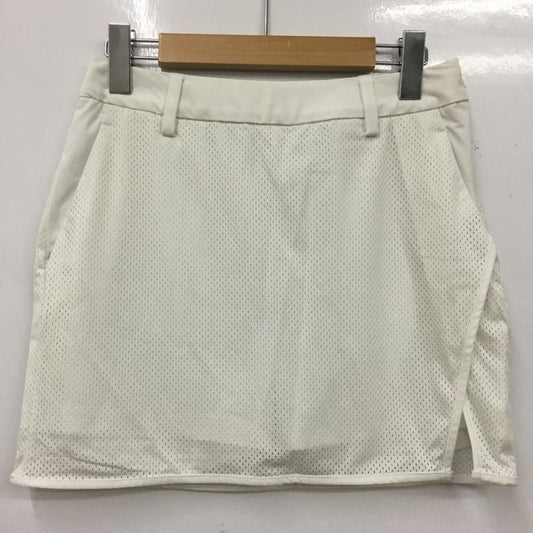 アディダス adidas スカート ミニスカート FJ3870 メッシュレイヤード ショートパンツ M 無地 白 / ホワイト / white レディース USED 古着 中古 10160685