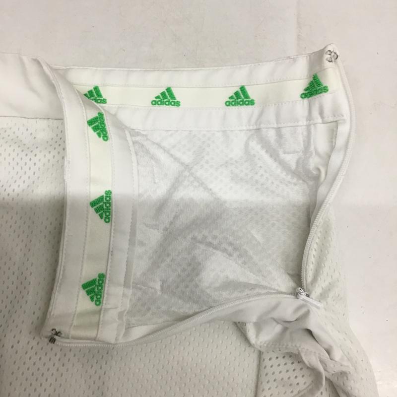 アディダス adidas スカート ミニスカート FJ3870 メッシュレイヤード ショートパンツ M 無地 白 / ホワイト / white レディース USED 古着 中古 10160685