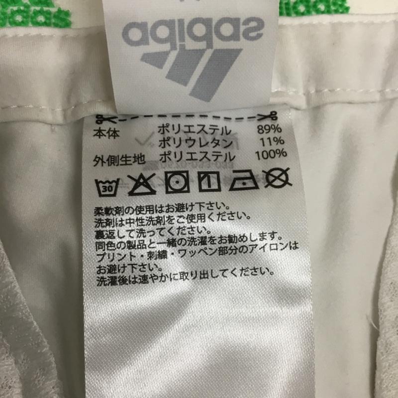 アディダス adidas スカート ミニスカート FJ3870 メッシュレイヤード ショートパンツ M 無地 白 / ホワイト / white レディース USED 古着 中古 10160685