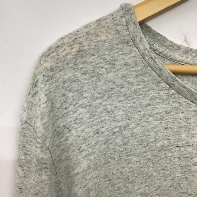 ポロラルフローレン POLO RALPH LAUREN カットソー 長袖 長袖カットソー 刺繍カットソー クルーネック XL ロゴ、文字 灰 / グレー / gray メンズ USED 古着 中古 10160686