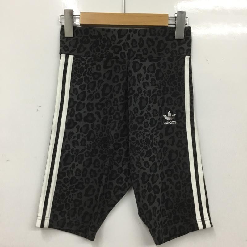 アディダス adidas ボトムス ボトムス スパッツ L 総柄 灰 / グレー / gray レディース USED 古着 中古 10160687