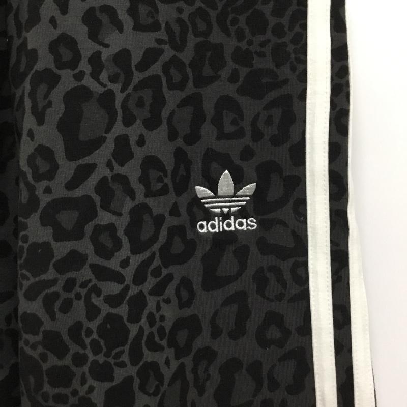 アディダス adidas ボトムス ボトムス スパッツ L 総柄 灰 / グレー / gray レディース USED 古着 中古 10160687