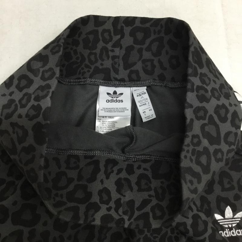 アディダス adidas ボトムス ボトムス スパッツ L 総柄 灰 / グレー / gray レディース USED 古着 中古 10160687