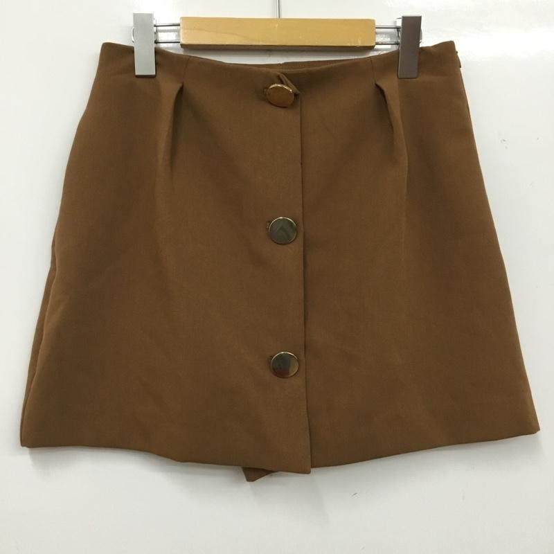 ザラ ZARA パンツ ショートパンツ L 無地 茶 / ブラウン / brown レディース USED 古着 中古 10160689