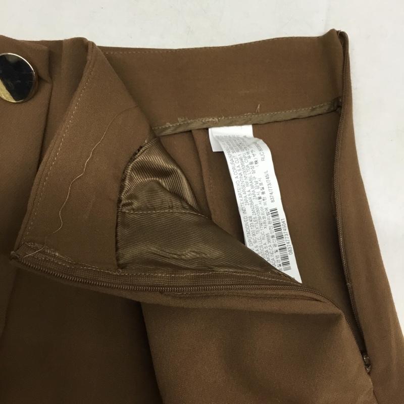 ザラ ZARA パンツ ショートパンツ L 無地 茶 / ブラウン / brown レディース USED 古着 中古 10160689