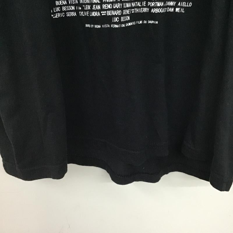 ギルダン GILDAN Tシャツ 半袖 半袖カットソー プリントTシャツ クルーネックカットソー L プリント 黒 / ブラック / black メンズ USED 古着 中古 10160690
