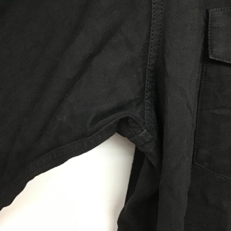 マインデニム MINEDENIM シャツ、ブラウス 長袖 長袖シャツ 無地シャツ カラーシャツ 2 無地 黒 / ブラック / black メンズ USED 古着 中古 10160691