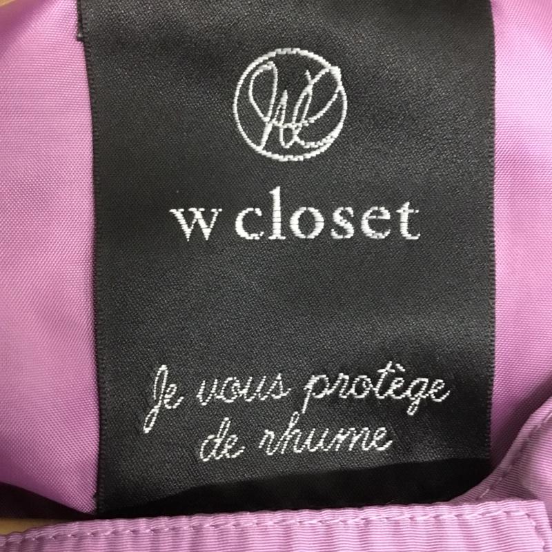 ダブルクローゼット w closet ジャケット、上着 ジャンパー、ブルゾン FREE 無地 紫 / パープル / purple レディース USED 古着 中古 10160693