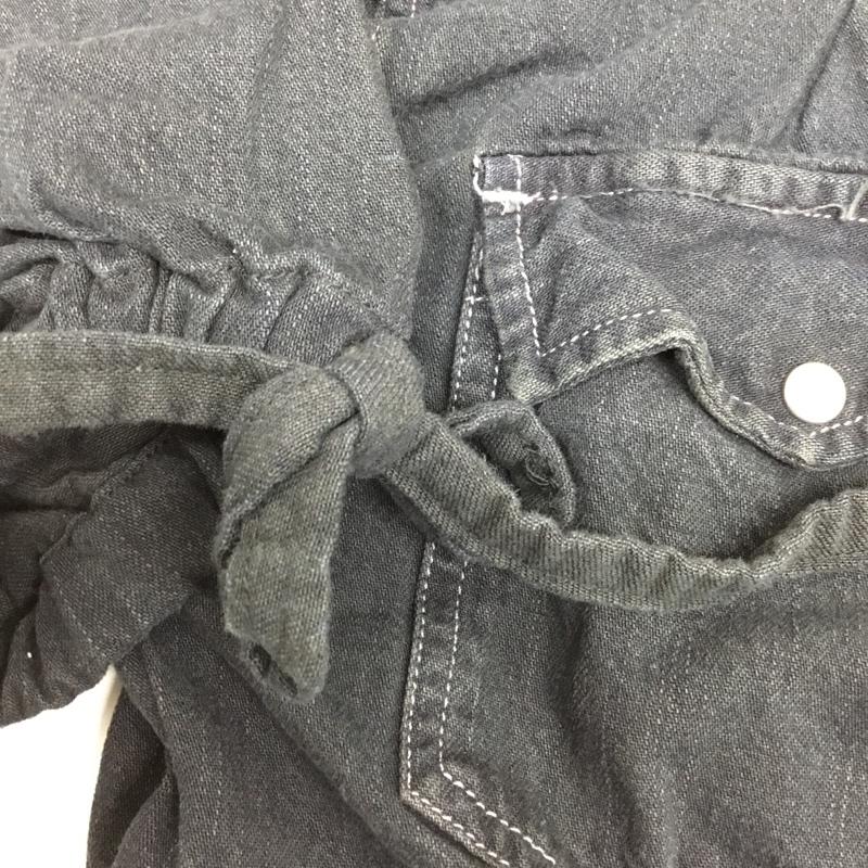 古着 USED カットソー 半袖 無地 黒 / ブラック / black レディース USED 古着 中古 10160695