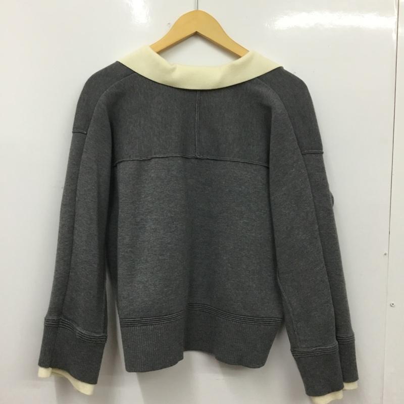 シンプリシテェ Simplicite ニット、セーター 長袖 無地 灰 / グレー / gray レディース USED 古着 中古 10160696