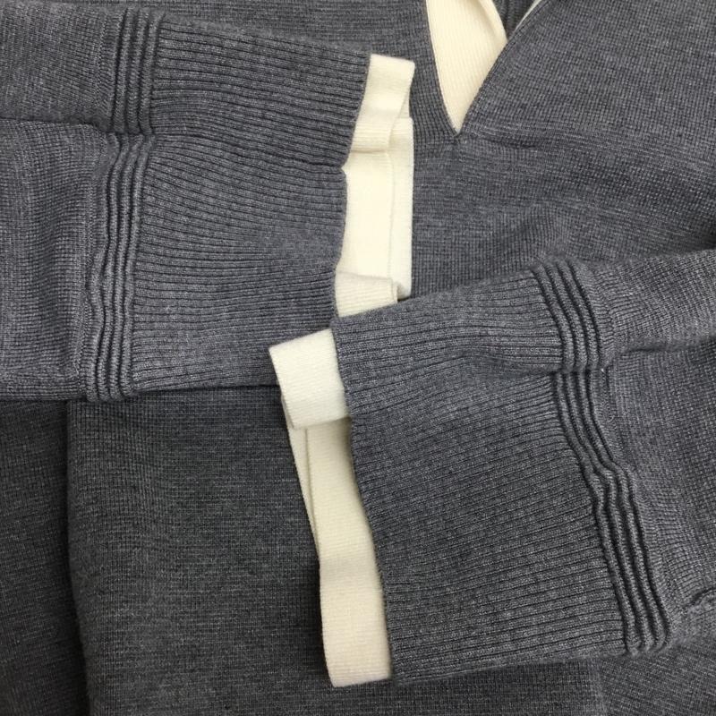 シンプリシテェ Simplicite ニット、セーター 長袖 無地 灰 / グレー / gray レディース USED 古着 中古 10160696