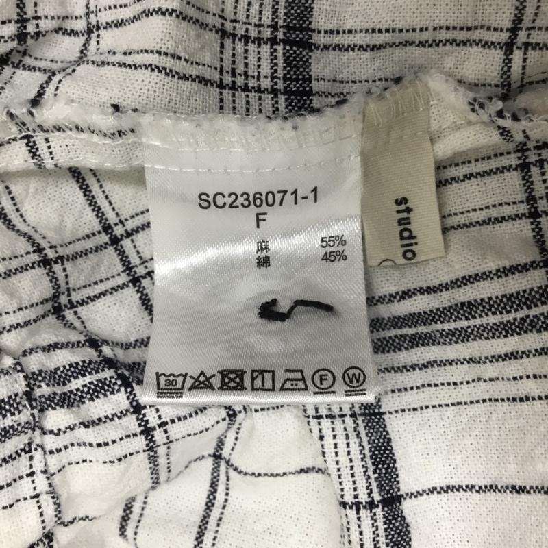 スタディオクリップ studio CLIP カットソー 半袖 FREE チェック マルチカラー / マルチカラー / multicolor レディース USED 古着 中古 10160698