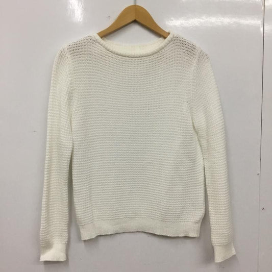 エフデ ef-de ニット、セーター 長袖 9 無地 白 / ホワイト / white レディース USED 古着 中古 10160700