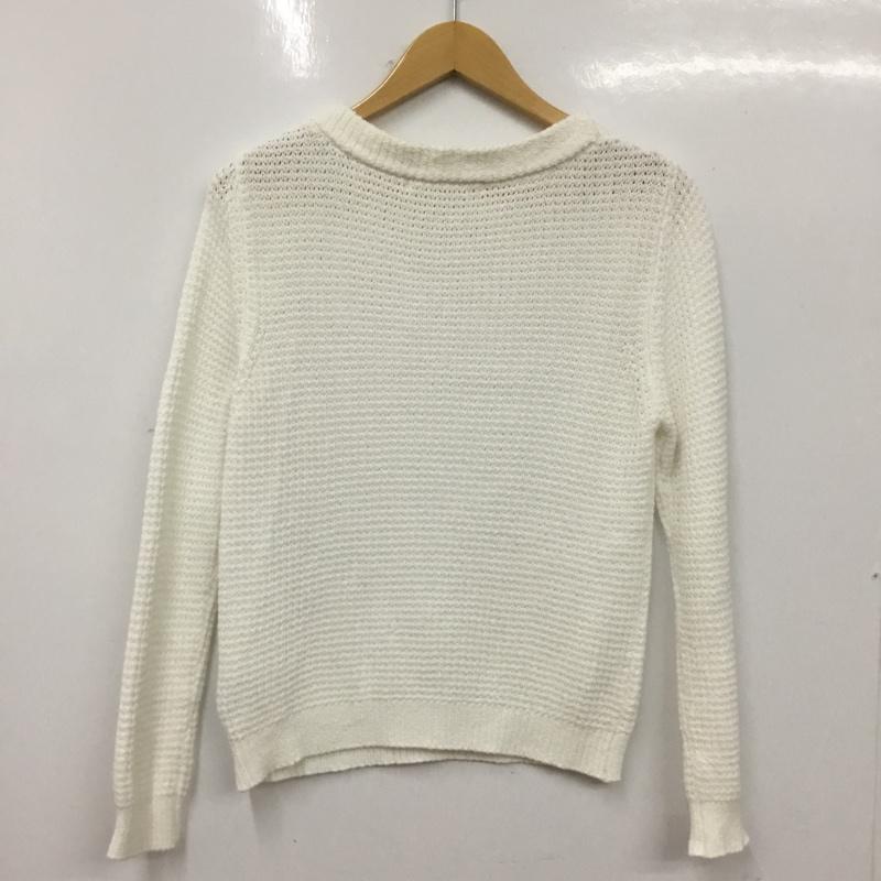 エフデ ef-de ニット、セーター 長袖 9 無地 白 / ホワイト / white レディース USED 古着 中古 10160700