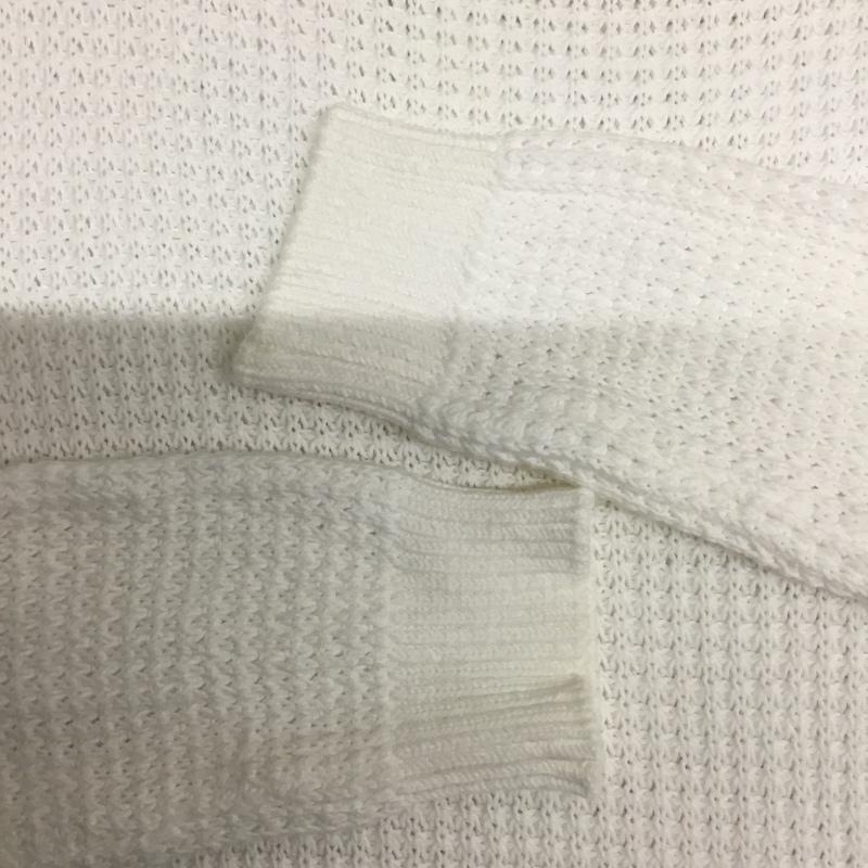 エフデ ef-de ニット、セーター 長袖 9 無地 白 / ホワイト / white レディース USED 古着 中古 10160700