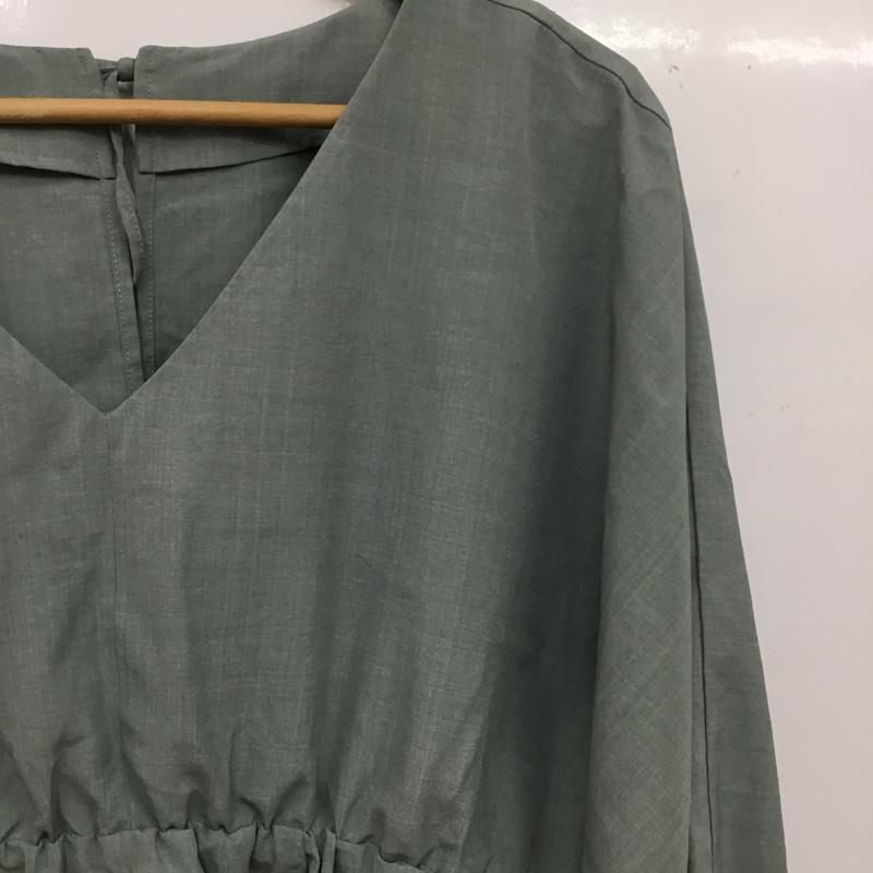 ローリーズファーム LOWRYS FARM カットソー 長袖 FREE 無地 薄緑 / ライトグリーン / レディース USED 古着 中古 10160701