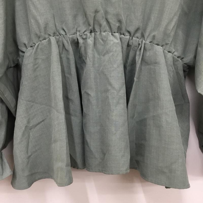 ローリーズファーム LOWRYS FARM カットソー 長袖 FREE 無地 薄緑 / ライトグリーン / レディース USED 古着 中古 10160701