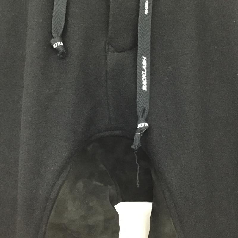 バックラッシュ BACKLASH パンツ ワークパンツ、ペインターパンツ ワークパンツ ワイドパンツ カジュアルパンツ S 無地 黒 / ブラック / black メンズ USED 古着 中古 10160703