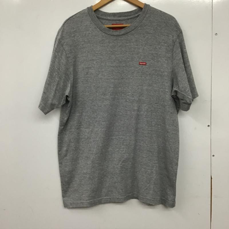 シュプリーム Supreme Tシャツ 半袖 半袖カットソー ボックスロゴ クルーネックカットソー M ロゴ、文字 灰 / グレー / gray メンズ USED 古着 中古 10160707