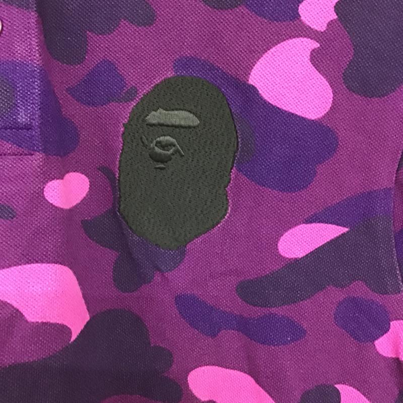 アベイシングエイプ A BATHING APE ポロシャツ 半袖 半袖ポロシャツ カラーシャツ 半袖カットソー M カモフラージュ柄・迷彩 マルチカラー / マルチカラー / multicolor メンズ USED 古着 中古 10160711