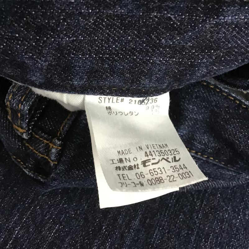 モンベル mont-bell パンツ デニム、ジーンズ デニムパンツ スリムパンツ カジュアルパンツ ストレッチパンツ L 無地 インディゴ / インディゴ / Indigo メンズ USED 古着 中古 10160713