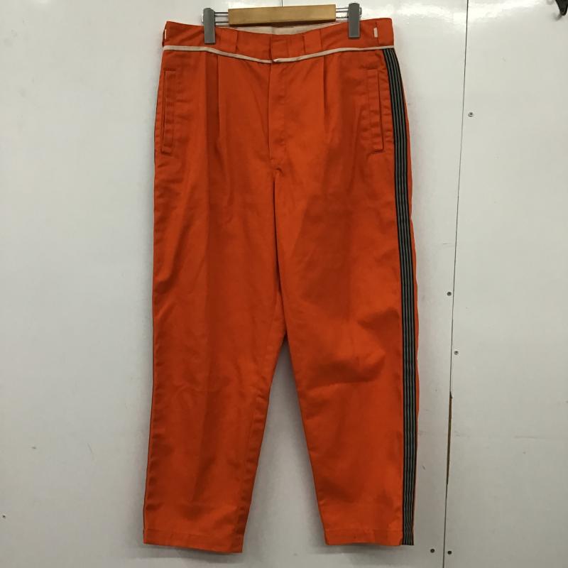 ディッキーズ Dickies パンツ ワークパンツ、ペインターパンツ ワークパンツ ワイドパンツ カジュアルパンツ L ロゴ、文字 橙 / オレンジ / orange メンズ USED 古着 中古 10160714