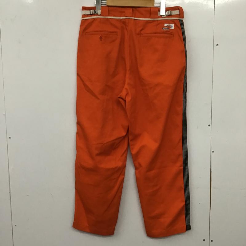 ディッキーズ Dickies パンツ ワークパンツ、ペインターパンツ ワークパンツ ワイドパンツ カジュアルパンツ L ロゴ、文字 橙 / オレンジ / orange メンズ USED 古着 中古 10160714