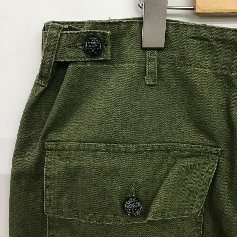 ワイパー WAIPER パンツ ワークパンツ、ペインターパンツ ミリタリーパンツ ワイドパンツ カジュアルパンツ 38インチ 無地 カーキ / カーキ / khaki メンズ USED 古着 中古 10160716