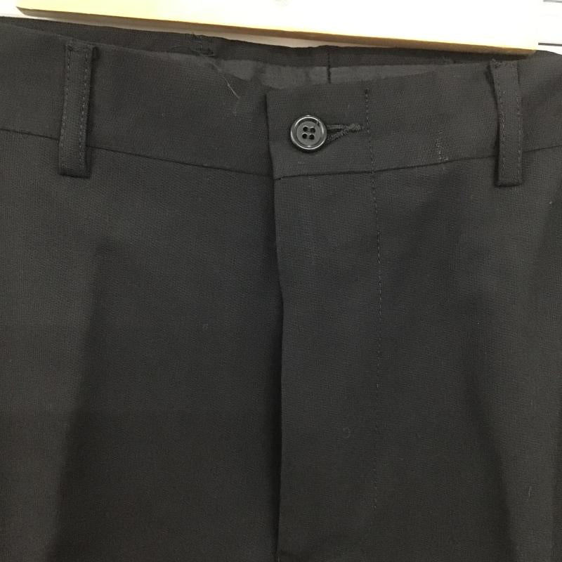 ジュリアーノフジワラ GIULIANO FIJIWARA パンツ スラックス スラックスパンツ ワイドパンツ センタータックパンツ 無地 黒 / ブラック / black メンズ USED 古着 中古 10160717