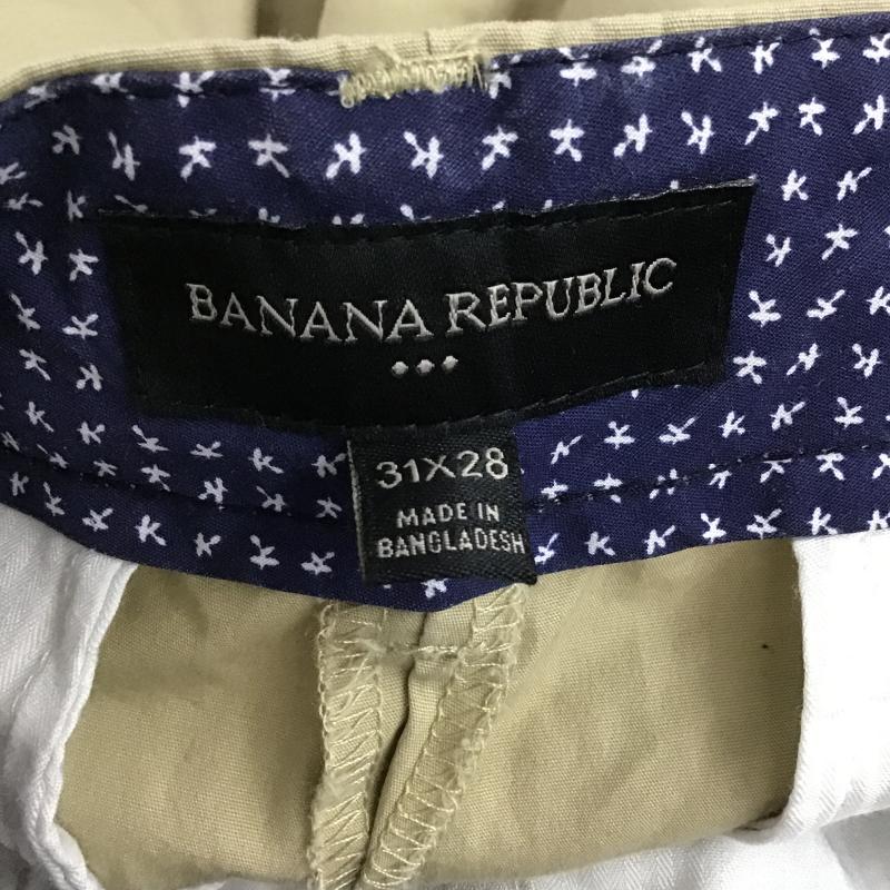 バナナリパブリック BANANA REPUBLIC パンツ チノパン チノパン ワイドパンツ カジュアルパンツ 31インチ 無地 ベージュ / ベージュ / beige メンズ USED 古着 中古 10160718