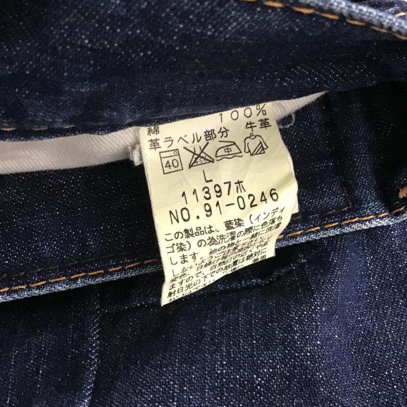 ジョンブル Johnbull パンツ デニム、ジーンズ デニムパンツ スリムパンツ カジュアルパンツ L 無地 インディゴ / インディゴ / Indigo メンズ USED 古着 中古 10160719