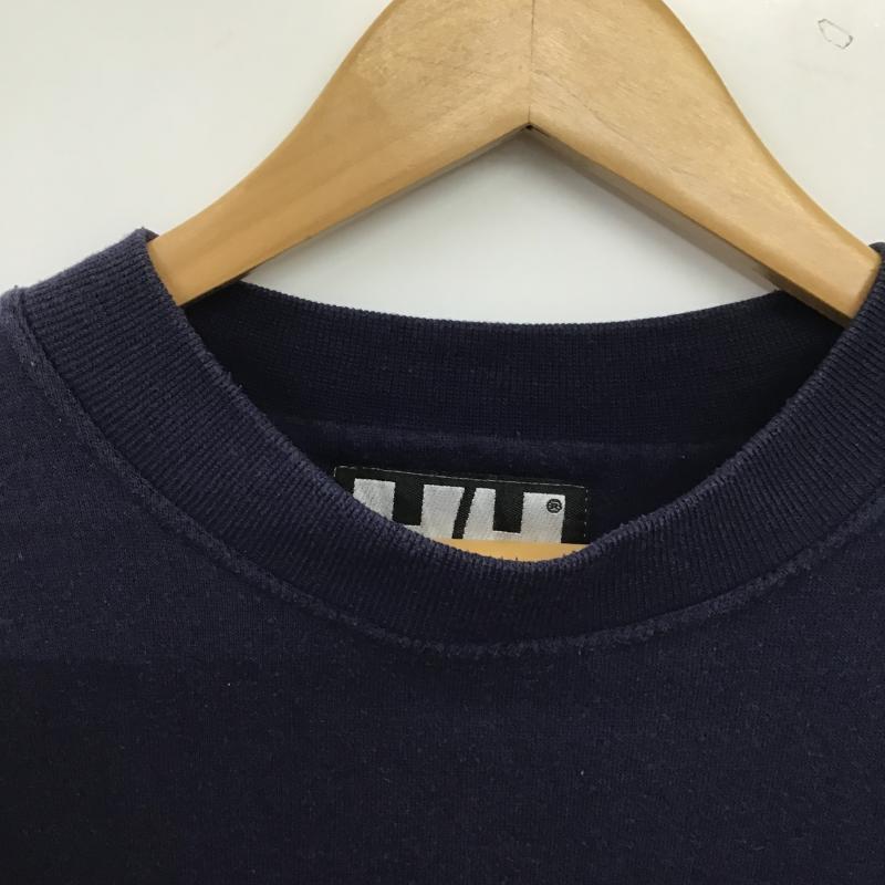 ヘリーハンセン HELLY HANSEN トレーナー 長袖 長袖トレーナー スウェット クルーネック プルオーバー L プリント 紺 / ネイビー / navy メンズ USED 古着 中古 10160722