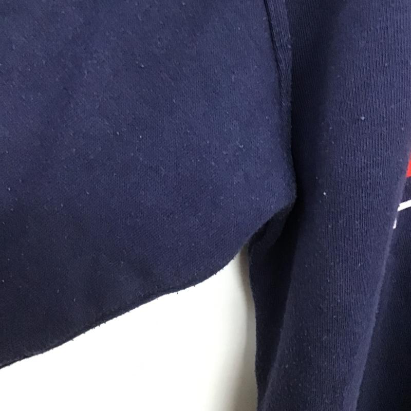 ヘリーハンセン HELLY HANSEN トレーナー 長袖 長袖トレーナー スウェット クルーネック プルオーバー L プリント 紺 / ネイビー / navy メンズ USED 古着 中古 10160722