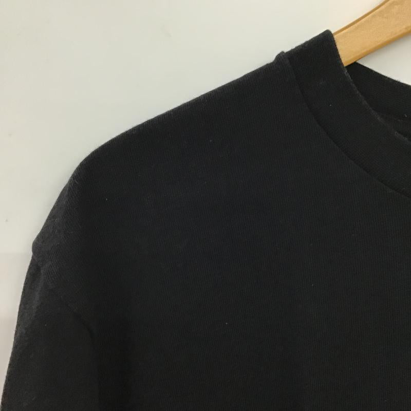 ザノースフェイス THE NORTH FACE Tシャツ 半袖 半袖カットソー プリントTシャツ クルーネックカットソー M ロゴ、文字 黒 / ブラック / black メンズ USED 古着 中古 10160723