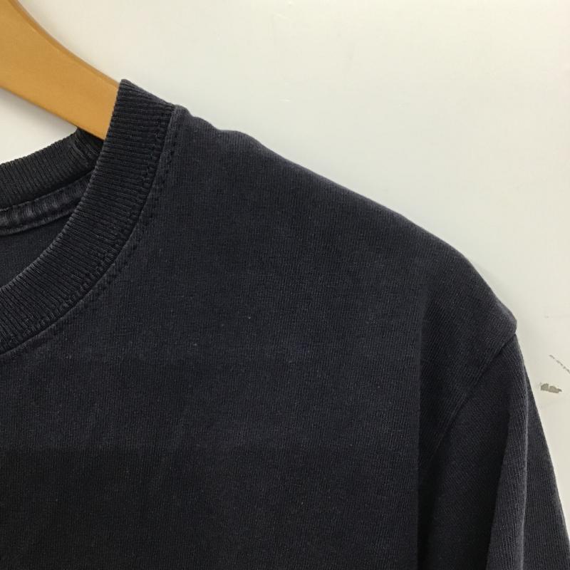チャンピオン Champion Tシャツ 半袖 半袖カットソー プリントTシャツ クルーネックカットソー S プリント 紺 / ネイビー / navy メンズ USED 古着 中古 10160725