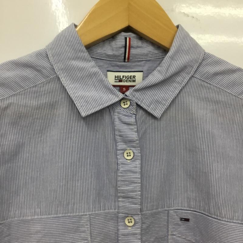 ヒルフィガーデニム HILFIGER DENIM シャツ、ブラウス 半袖 S ストライプ マルチカラー / マルチカラー / multicolor レディース USED 古着 中古 10160729