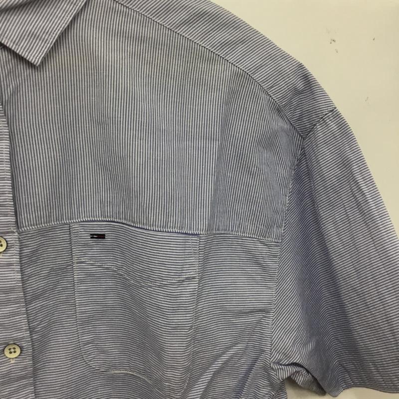 ヒルフィガーデニム HILFIGER DENIM シャツ、ブラウス 半袖 S ストライプ マルチカラー / マルチカラー / multicolor レディース USED 古着 中古 10160729