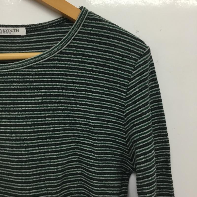 ビューティアンドユース BEAUTY&YOUTH カットソー 長袖 ボーダー柄 マルチカラー / マルチカラー / multicolor レディース USED 古着 中古 10160732