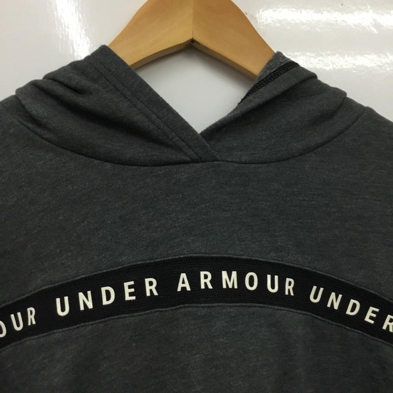 アンダーアーマー UNDER ARMOUR パーカー 長袖 M 無地 灰 / グレー / gray レディース USED 古着 中古 10160734