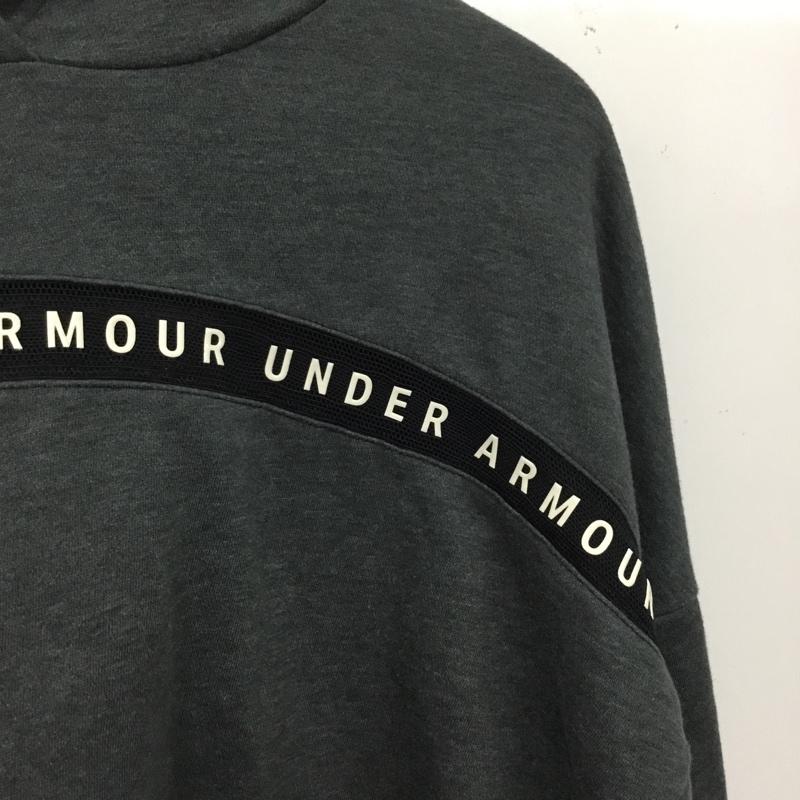 アンダーアーマー UNDER ARMOUR パーカー 長袖 M 無地 灰 / グレー / gray レディース USED 古着 中古 10160734