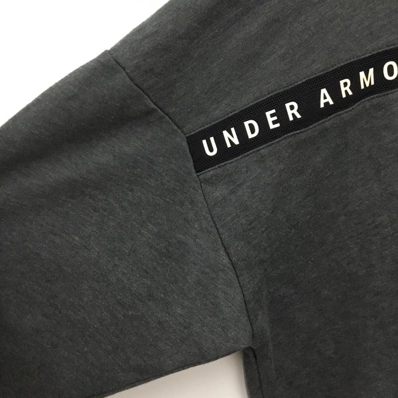 アンダーアーマー UNDER ARMOUR パーカー 長袖 M 無地 灰 / グレー / gray レディース USED 古着 中古 10160734