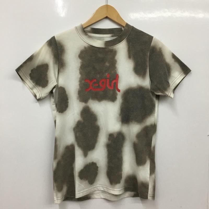 エックスガール X-girl Tシャツ 半袖 M 総柄 マルチカラー / マルチカラー / multicolor レディース USED 古着 中古 10160736