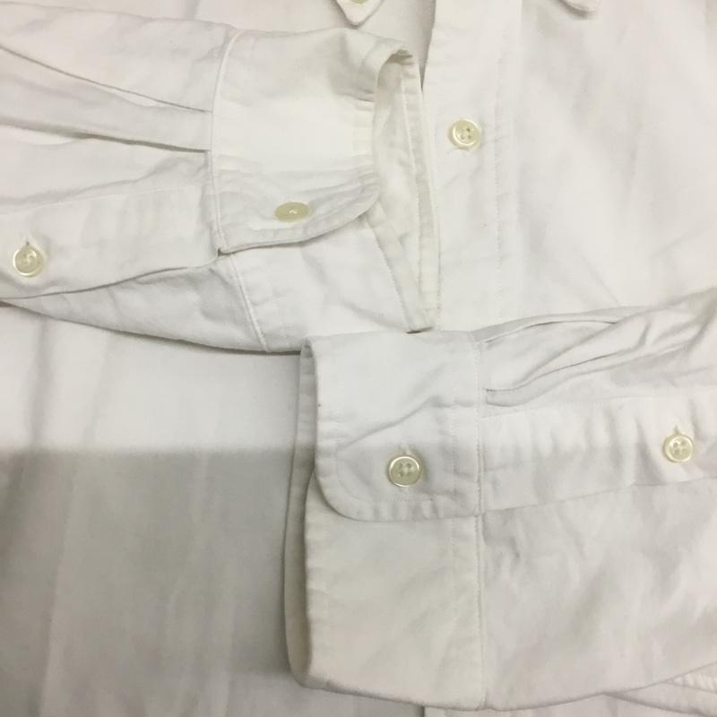 ラルフローレン RALPHLAUREN シャツ、ブラウス 長袖 長袖シャツ カラーシャツ ボタンダウンシャツ XXL ロゴ、文字 白 / ホワイト / white メンズ USED 古着 中古 10160737