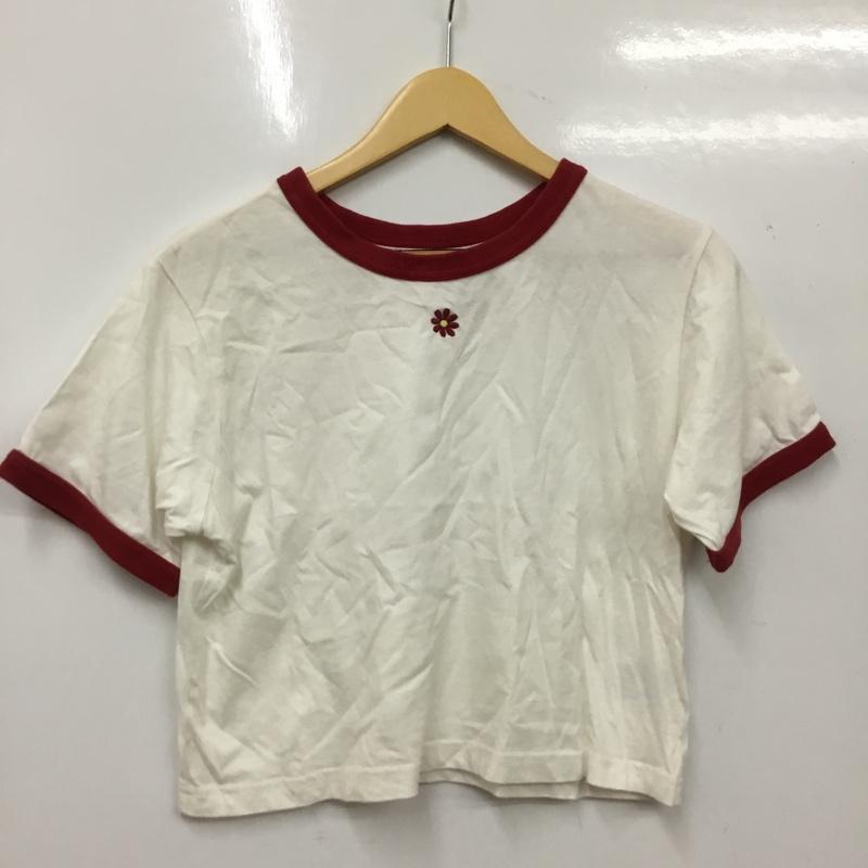 ダブルクローゼット w closet Tシャツ 半袖 FREE 無地 白 / ホワイト / white レディース USED 古着 中古 10160741