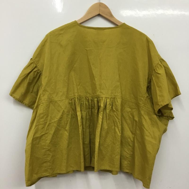 サマンサモスモス Samansa Mos2 シャツ、ブラウス 半袖 FREE 無地 マスタード / マスタード / レディース USED 古着 中古 10160742