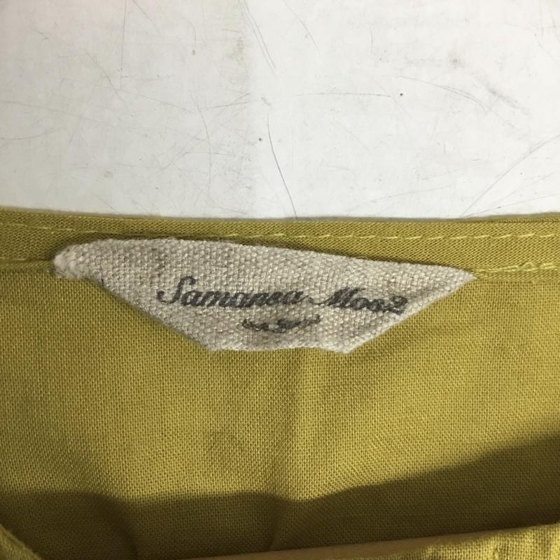 サマンサモスモス Samansa Mos2 シャツ、ブラウス 半袖 FREE 無地 マスタード / マスタード / レディース USED 古着 中古 10160742
