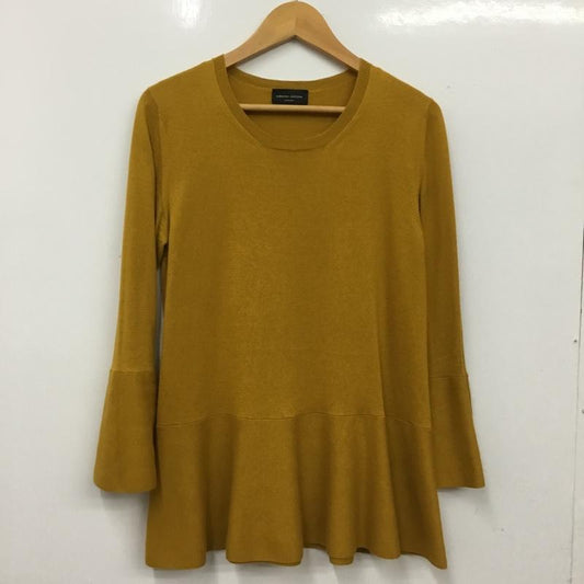 ロベルトコリーナ ROBERTO COLLINA ニット、セーター 長袖 M 無地 マスタード / マスタード / レディース USED 古着 中古 10160744