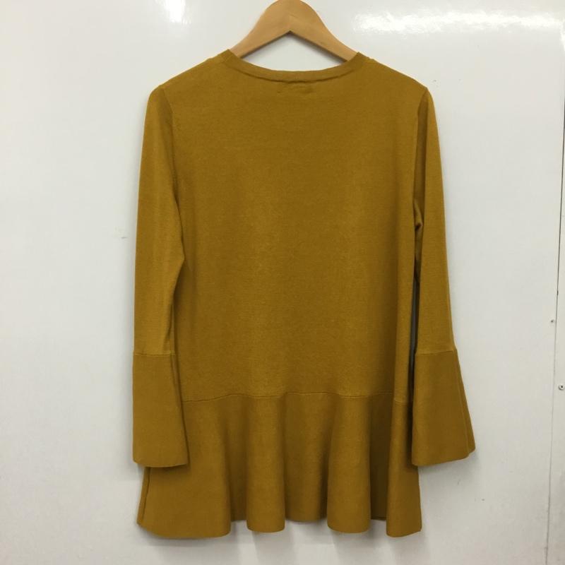 ロベルトコリーナ ROBERTO COLLINA ニット、セーター 長袖 M 無地 マスタード / マスタード / レディース USED 古着 中古 10160744