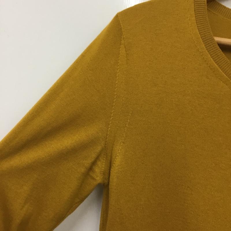 ロベルトコリーナ ROBERTO COLLINA ニット、セーター 長袖 M 無地 マスタード / マスタード / レディース USED 古着 中古 10160744