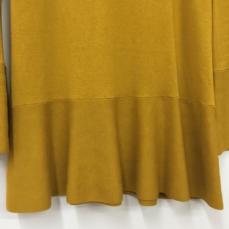 ロベルトコリーナ ROBERTO COLLINA ニット、セーター 長袖 M 無地 マスタード / マスタード / レディース USED 古着 中古 10160744